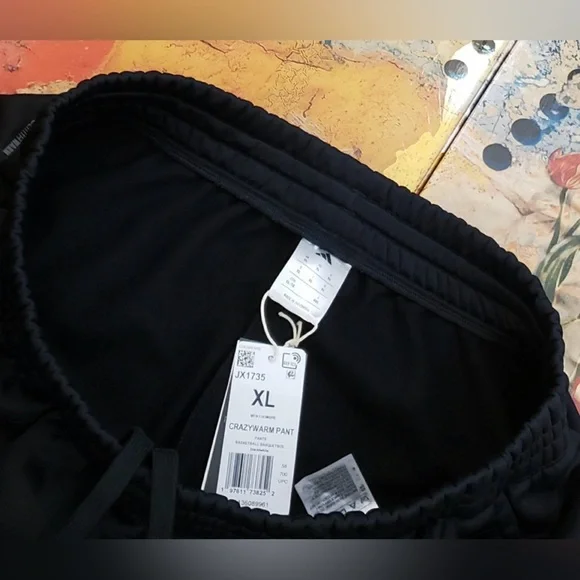 Adidas 'Crazy Warm' Fleece-Lined Joggers / Sweatpants Size XL - Picture 7 of 9